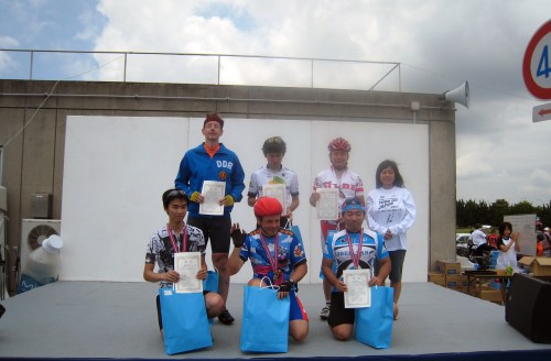 0707 Hitachi Naka Race Podium yy all 3