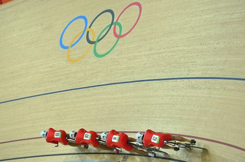Cycling: 31st Rio 2016 Olympics / Track Cycling: Men's Team Pursuit Qualifying